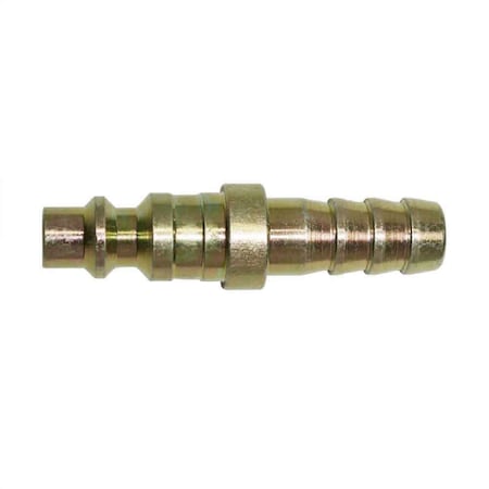 Interstate Pneumatics 1/4 Inch Industrial Steel Coupler Plug x 3/8 Inch Barb, PK 50 CPH463-50K